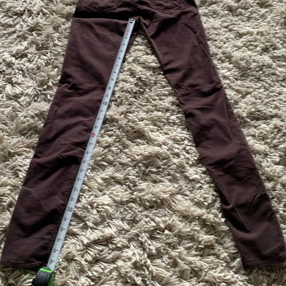 AG  THE LEGGING SUPER SKINNY  BROWN CODUROY SIZE 24 - Picture 4 of 4